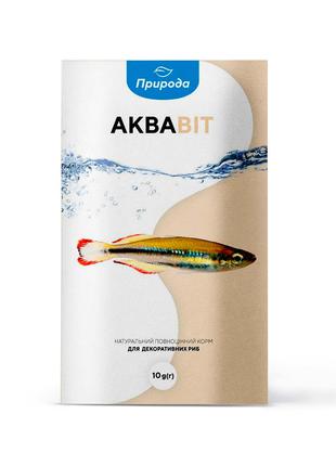 Природа Аквавит полноценный корм для аквариумных рыб 10г