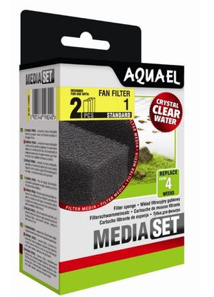 Aquael MEDIA SET STANDARD FANFILTER 1 вкладка губка у фільтр A...
