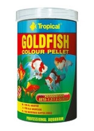 Tropical GOLDFISH COLOR PELLET красящий гранулированный корм д...