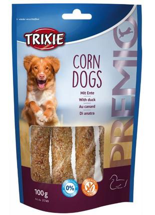 Trixie PREMIO Corn Dogs лакомство для собак с уткой, 100г