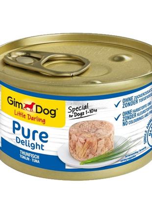 GimDog LD Pure Delight Tuna вологий корм із тунцем у желе для ...
