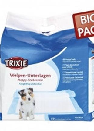 Trixie Nappy Puppy Pad впитывающие пеленки 40х60см, 50шт