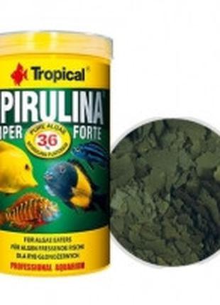 Tropical SUPER SPIRULINA FORTE рослинні пластівці зі спіруліно...