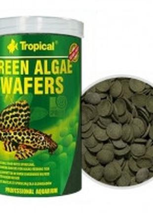 Tropical GREEN ALGAE WAFERS рослинні тонучі чипси для риб водо...