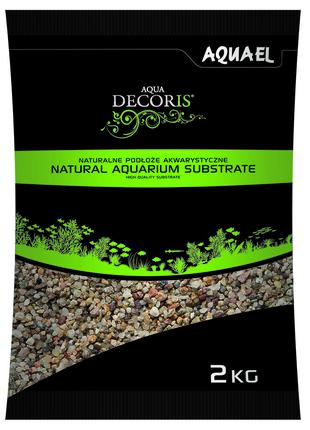 Aquael Aqua Decoris MULTICOLORED GRAVEL натуральний багатобарв...