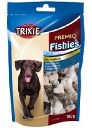 Тrixie PREMIO Fishies лакомство для собак с сушеной сыромятной...