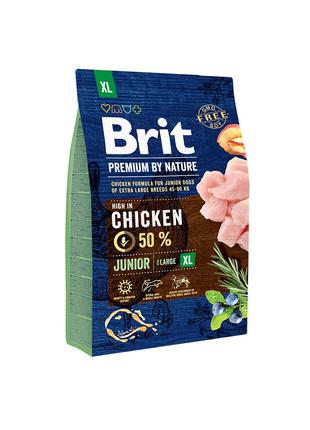 Brit Premium by Nature Junior XL корм для щенков гигантских по...