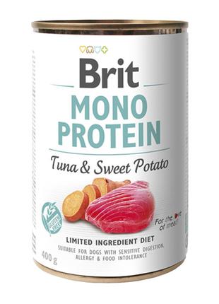 Brit Mono Protein tuna and sweet potatoes консервированный кор...