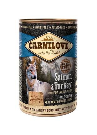 Carnilove Salmon and Turkey консервы для собак с лососем и инд...