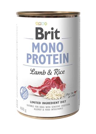 Brit Mono Protein lamb and rice консервированный корм для соба...