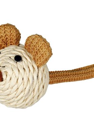 Trixie Mouse paper yarn игрушка для кошки Мышка из бумажной пр...