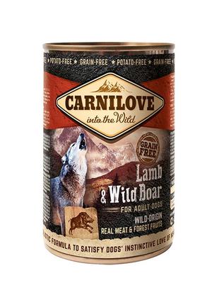 Carnilove Lamb and Wild Boar консерви для собак з ягням і дики...
