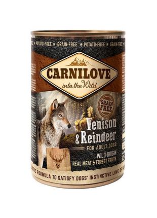Carnilove Venision and Reindeer консервы для собак с мясом сев...
