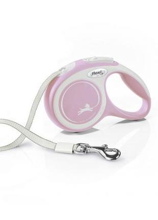 Flexi New Comfort XS Tape повідець-рулетка (стрічка) рожева дл...