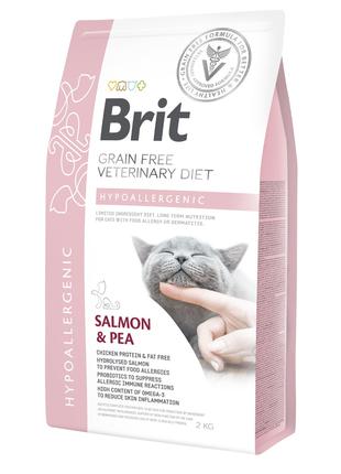 Brit GF Veterinary Diet Hypoallergenic сухой корм для кошек пр...