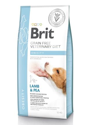 Brit GF Veterinary Diet Obesity сухой корм для собак для сниже...