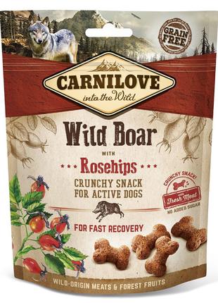 Ласощі для собак Carnilove Wild Boar with Rosehips з диким каб...