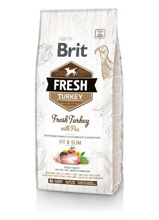 Brit Fresh Turkey with Pea Adult сухой корм для взрослых собак...