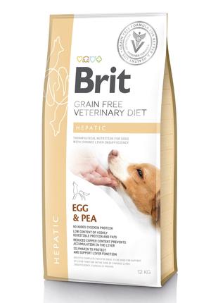 Brit GF Veterinary Diet Hepatic сухой корм для собак при забол...