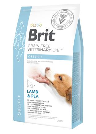 Brit GF Veterinary Diet Obesity сухий корм для собак для зниже...
