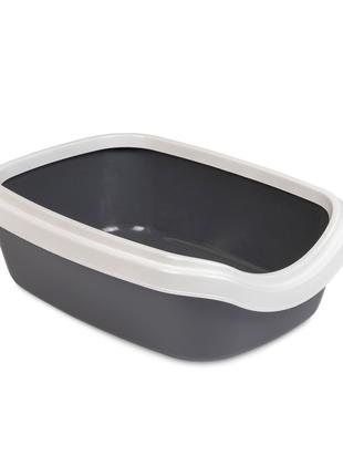 Туалет для кошек Comfort M серый ТМ Природа 41х30х13,5см