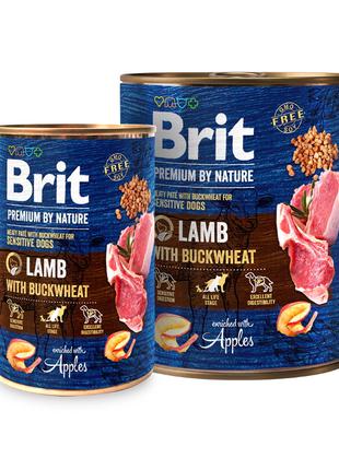 Brit Premium by Nature Lamb with Buckwheat консервы (паштет) д...