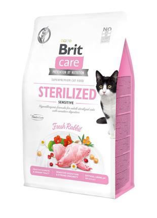 Сухий корм для стерилізованих котів з чутливим травленням Brit...