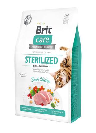 Сухий корм для стерилізованих котів Brit Care Cat GF Sterilize...