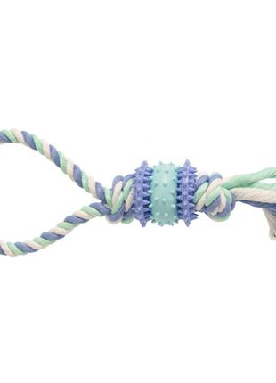 Іграшка для собак GimDog Dent Plus мотузка з термопластичною г...