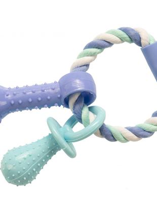Іграшка для собак GimDog Dent Plus мотузка-кільце з термопласт...