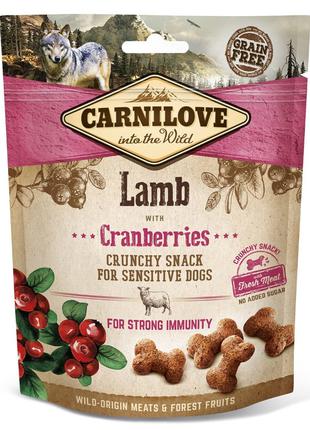 Лакомство для собак Carnilove Lamb with Cranberries с ягненком...