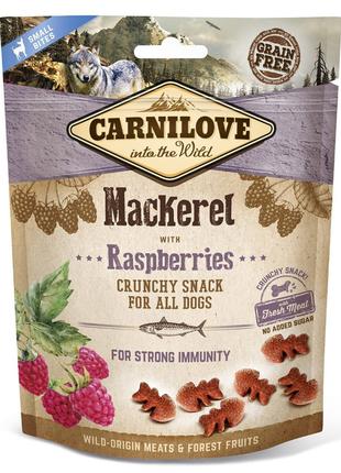 Лакомство для собак Carnilove Mackerel with Raspberries со ску...