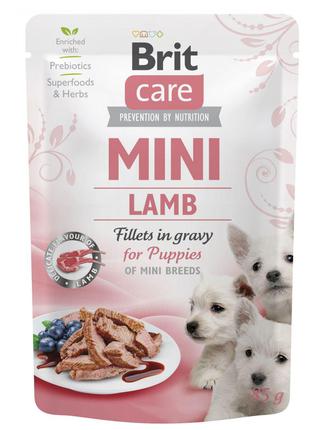 Влажный корм Brit Care Mini Lamb для щенков мелких пород ягнен...