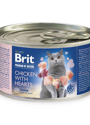 Вологий корм паштет для котів Brit Premium by Nature з куркою ...