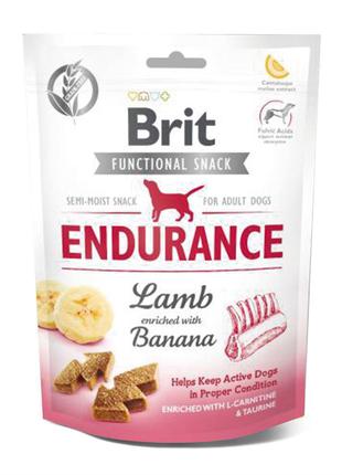 Лакомство для собак Brit Care Endurance с ягненком и бананом 150г