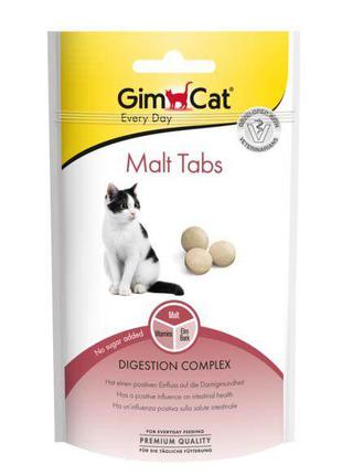 Лакомство для кошек GimCat Every Day Malt Tabs для выведения ш...