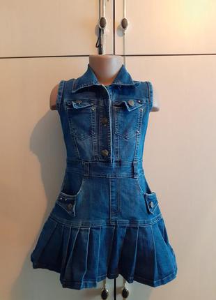 Платье детское джинсовое venus
