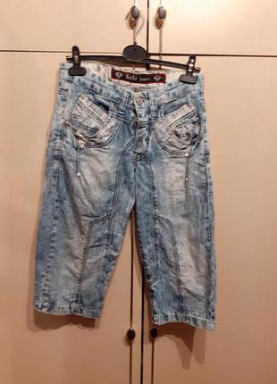 Бриджи джинсовые foriz jeans