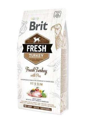 Brit Fresh Turkey with Pea Adult сухой корм для взрослых собак...