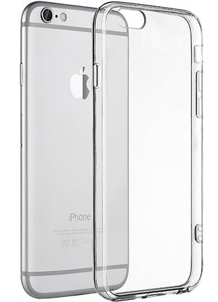 Прозрачный силиконовый чехол для iPhone 6/6s