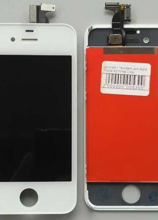Дисплей + тачскрин для Apple iPhone 4S White