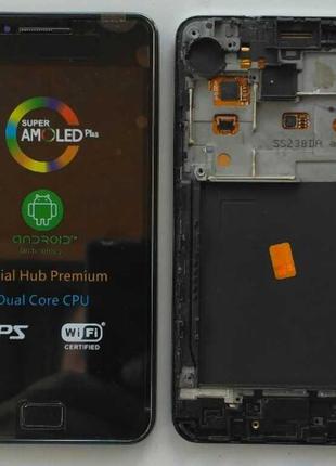 Дисплей + тачскрин + рамка для SAMSUNG i9100 Galaxy S2 Black (...