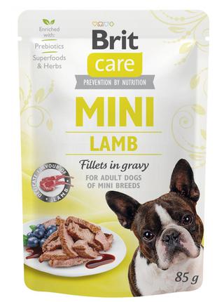 Влажный корм Brit Care Mini Lamb для собак мелких пород ягнено...