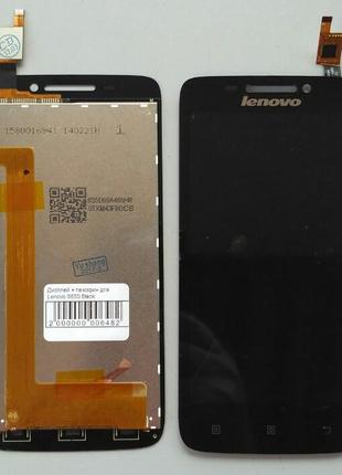 Дисплей + тачскрин для Lenovo S650/S658 Black