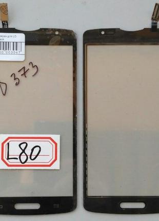 Сенсорный экран для LG D373/L80 Black