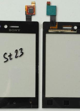 Сенсорный экран для SONY XPERIA Miro ST23i Black