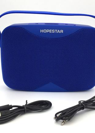 Колонка Bluetooth HOPESTAR H35 Синяя