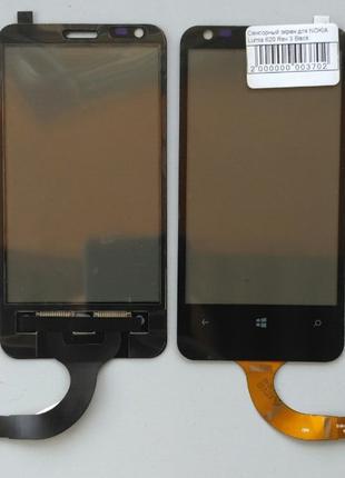 Сенсорный экран для NOKIA Lumia 620 Rev.3 Black