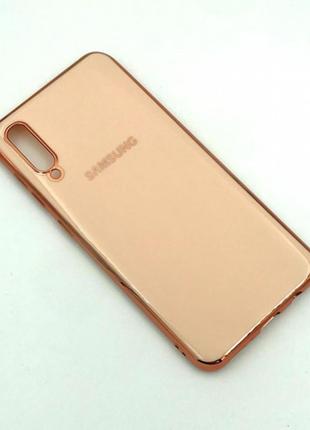 Чехол SAMSUNG A30S / A50 / A50S Silicon Case Gold