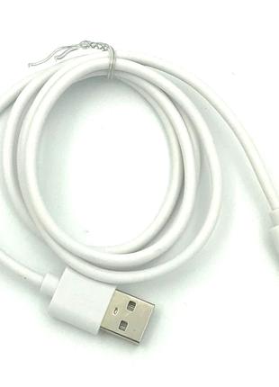 USB-кабель/Дабель TC-019 силіконовий круглий Type C 1m White (...